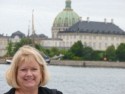 Linda with Amalienborg Palace in the background